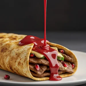 Drizzling Pomegranate-Tahini Sauce