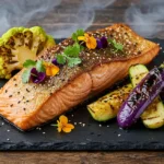 Salmon and Veggies: diabetic salmon veggies: Diabetic-friendly roasted salmon with crispy veggies (low-carb, gut-healthy)